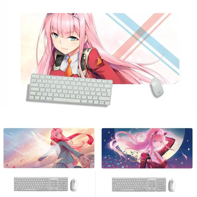 Удобный коврик для мыши Dear In The Franxx игровой X XL XXL Нескользящая подушка толщиной 2