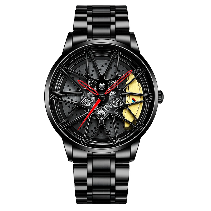 2021 NEKTOM TE-37 Car Wheel Watch Men Quartz Watch Drop Shipping Luxury For Men wrist Watch