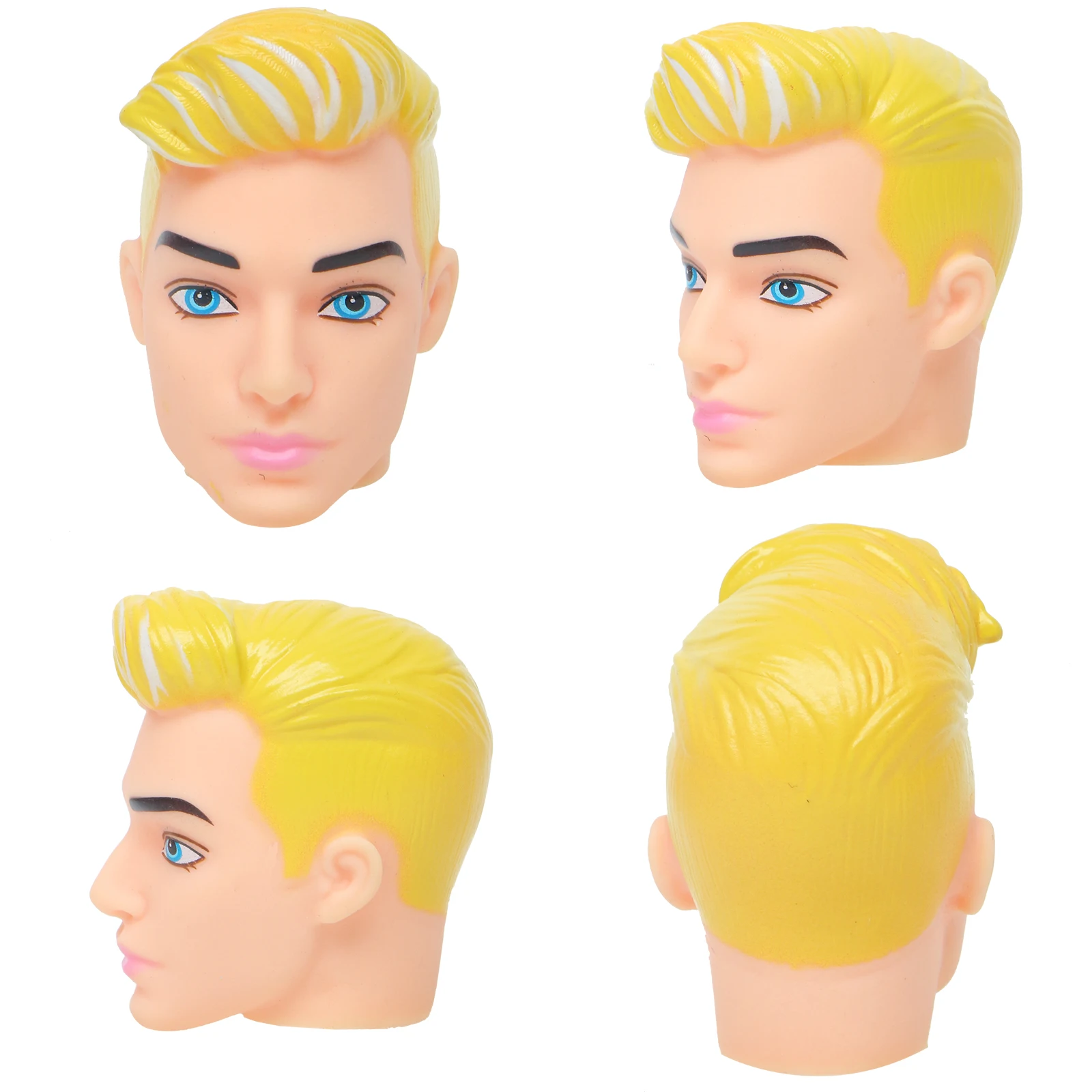 Высококачественная модная Кукольная голова смешанный стиль макияж лица серый