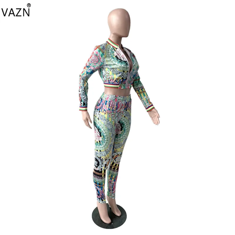 VAZN YM8050 Новинка 2019 винтажные спортивные костюмы с модным принтом повседневный