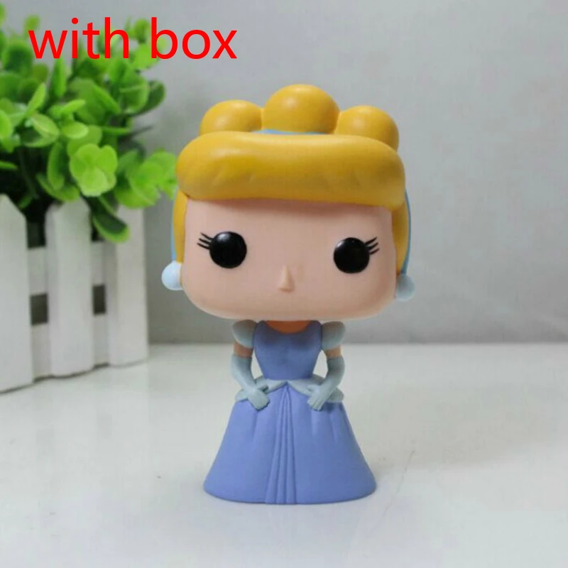 41 with box Funko Поп принцесса Белоснежка Эльза Белл Алиса Золушка фигурки 10 см ПВХ Модель Коллекция подарок игрушки для девочек на день рождения - Цвет: 41 with box
