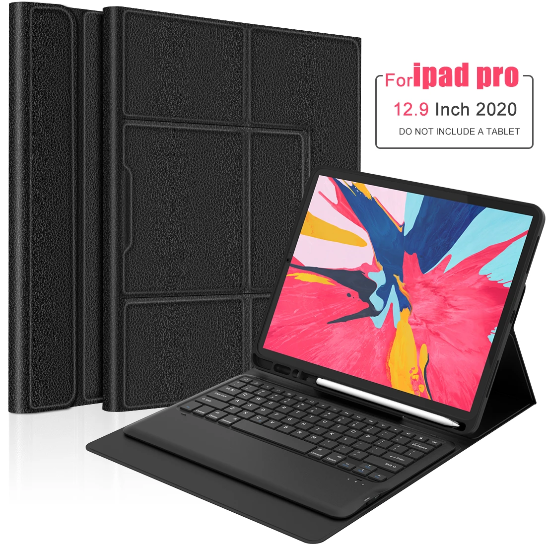 Чехол с клавиатурой для iPad Pro 12 9 дюйма 2020 11 дюймов функцией автоматического