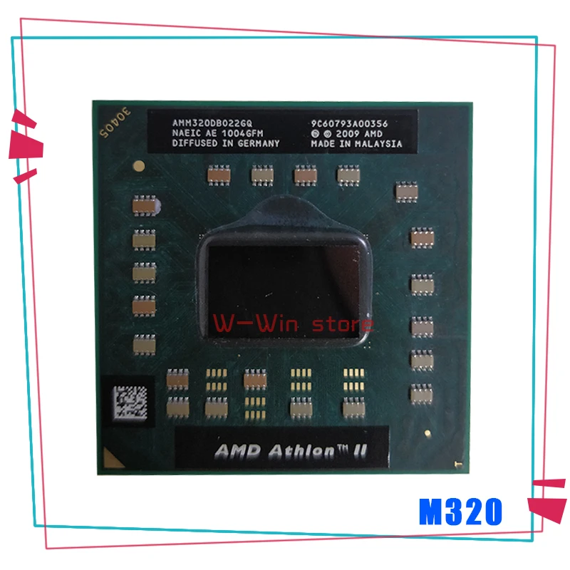Двухъядерный мобильный процессор AMD Athlon II M320 2 1 ГГц двухъядерный двухпоточный
