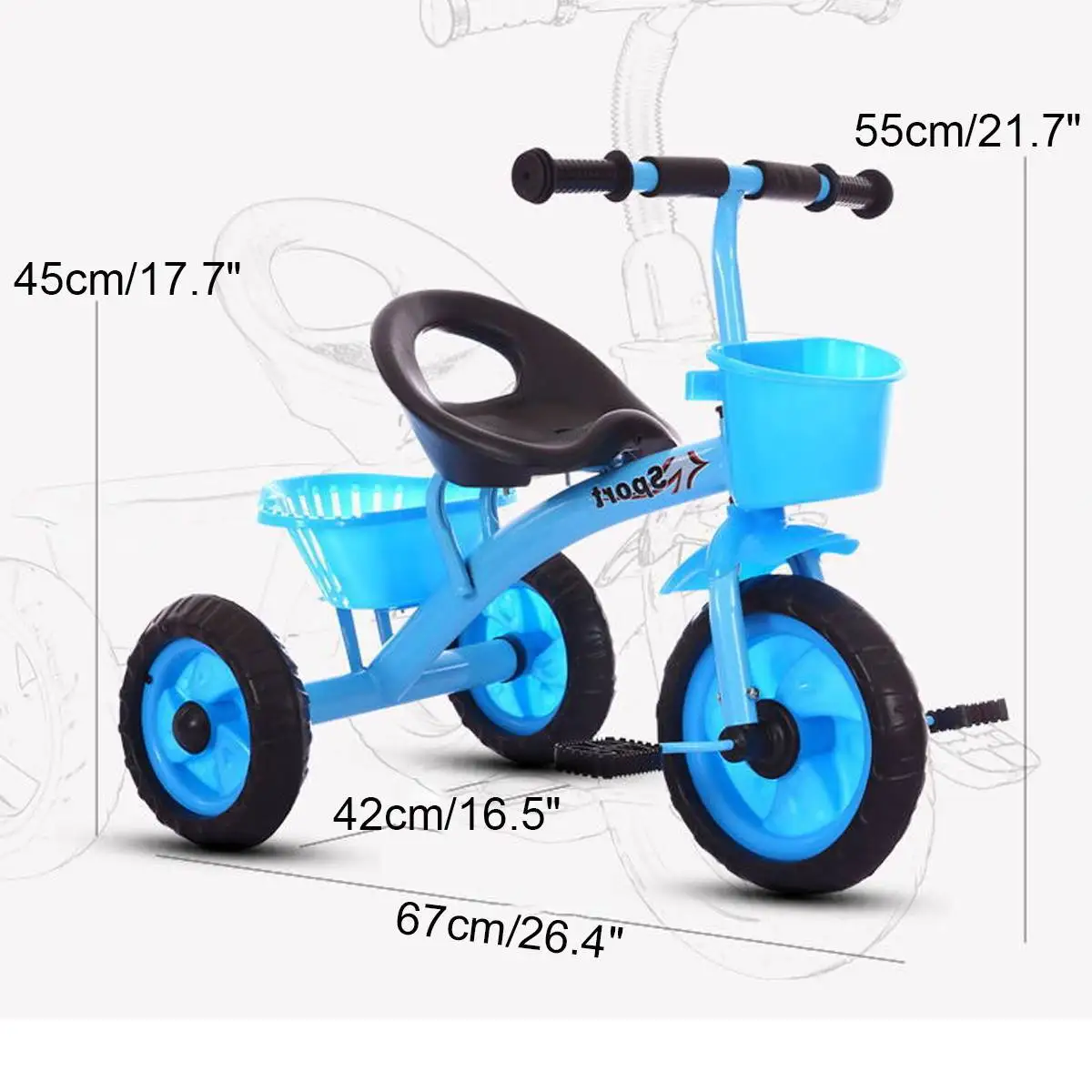 

NEW Baby Walker Children's Tricycle Boy Girl Bicycle Seat Stroller Toddler Children Bicycle for Kids Tricycle bike