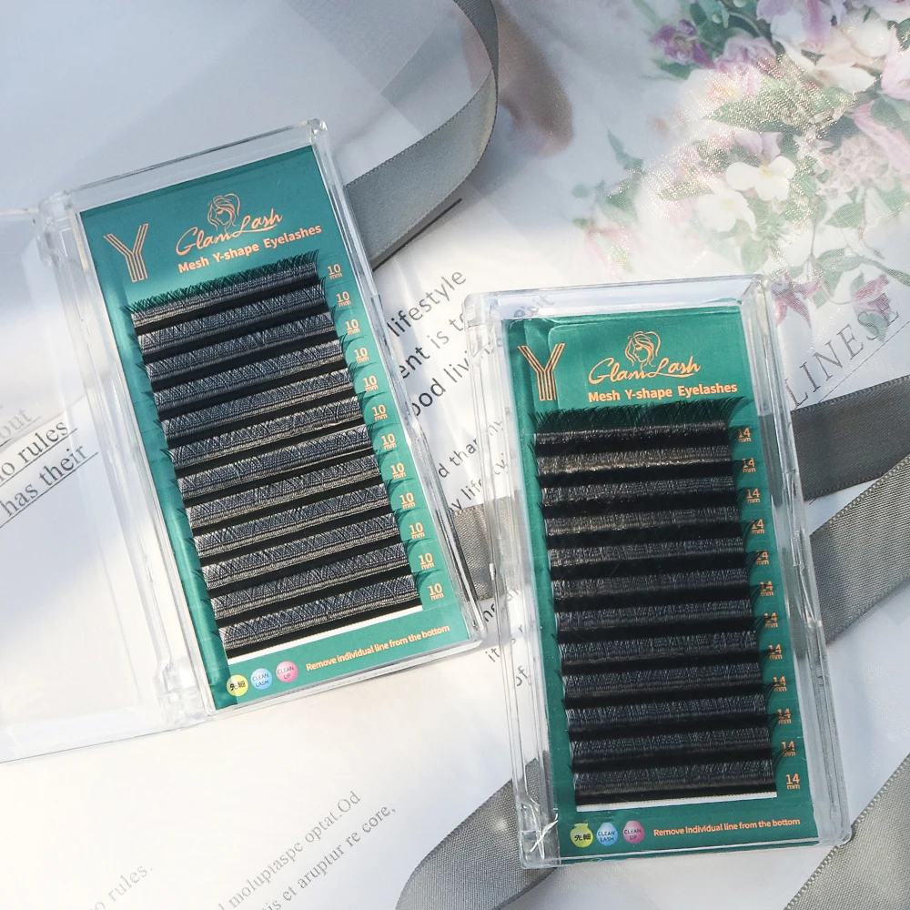 Накладные ресницы GLAMLASH оптовая продажа 8-14 мм C/D изгиб YY | Красота и здоровье