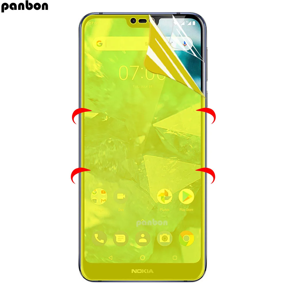 Мягкая термополиуретановая нано-Гидрогелевая пленка для Nokia X71 8 1 7 Plus X7 9 защита