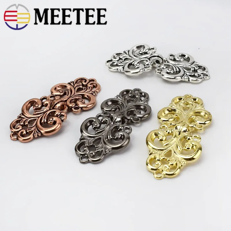 Металлические ретро кнопки для шуб 5 шт. шаль воротник ремень одежды декоративные