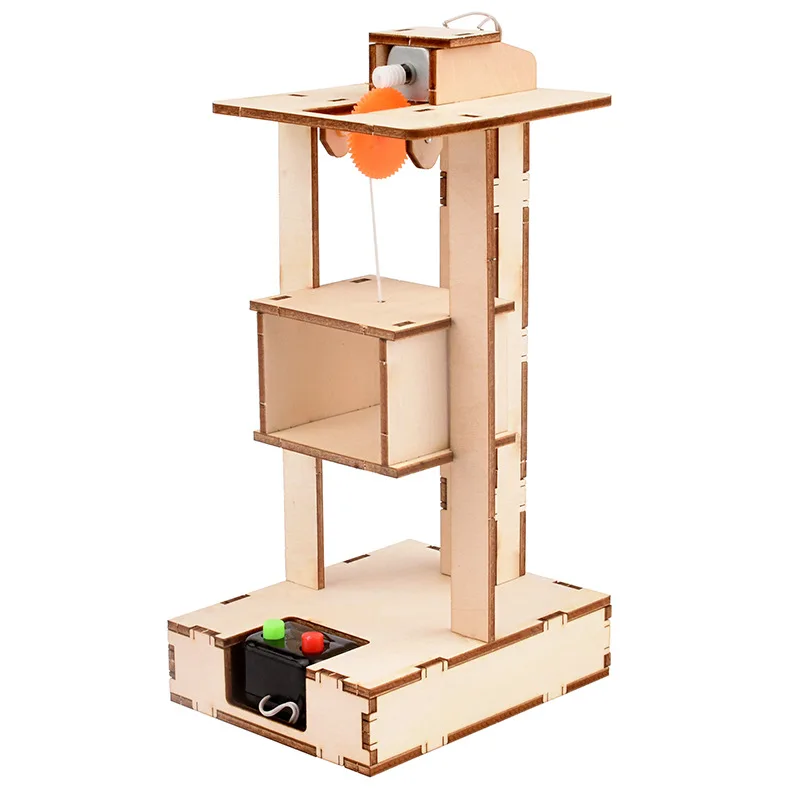 

Студент DIY ингредиенты ручной работы технология изобретение Лифт модель игрушки деревянные игрушки 3D Пазлы деревянное украшение