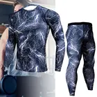 Мужские Спортивные костюмы хлопок быстросохнущие тренажерные залы, фитнеса, бега и костюмы для девочек модные футболки с коротким рукавом + спортивные штаны; Комплект из 2 предметов