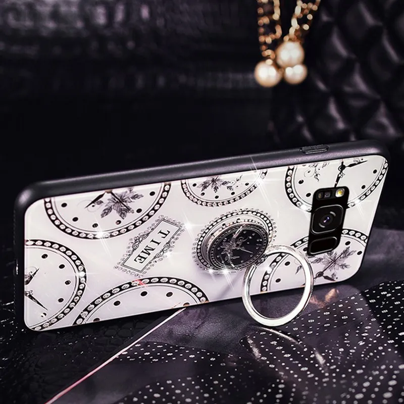 Luxury Case for Samsung Galaxy S8 S9 S10 Plus S20 Ultra A10 A20 A30 A50 A70 A51 A71 A7 2018 J7 J5 2017 Magnetic Ring Cover | Мобильные