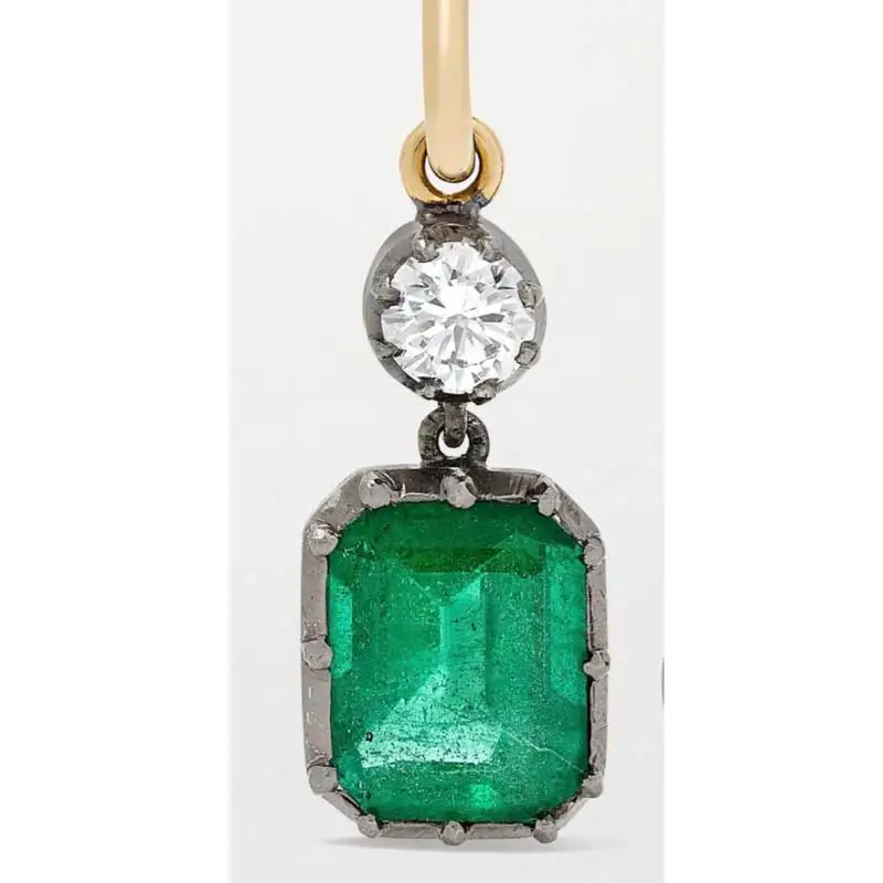 CSJ Solid 10K лаборатория создала колумбийский изумруд 