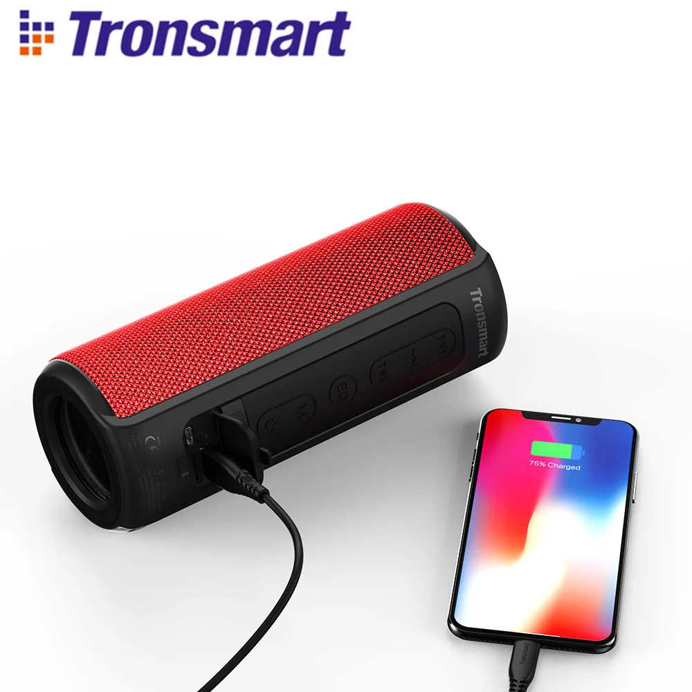 Tronsmart T6 Plus Bluetooth динамик 40 Вт портативный глубокий бас Саундбар IPX6