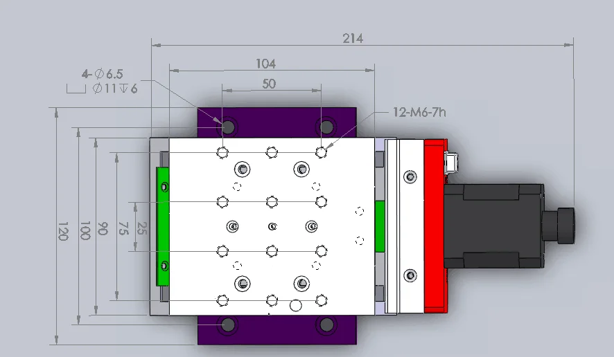 Моторизованные ступени гониометра угол наклона +/-40 °