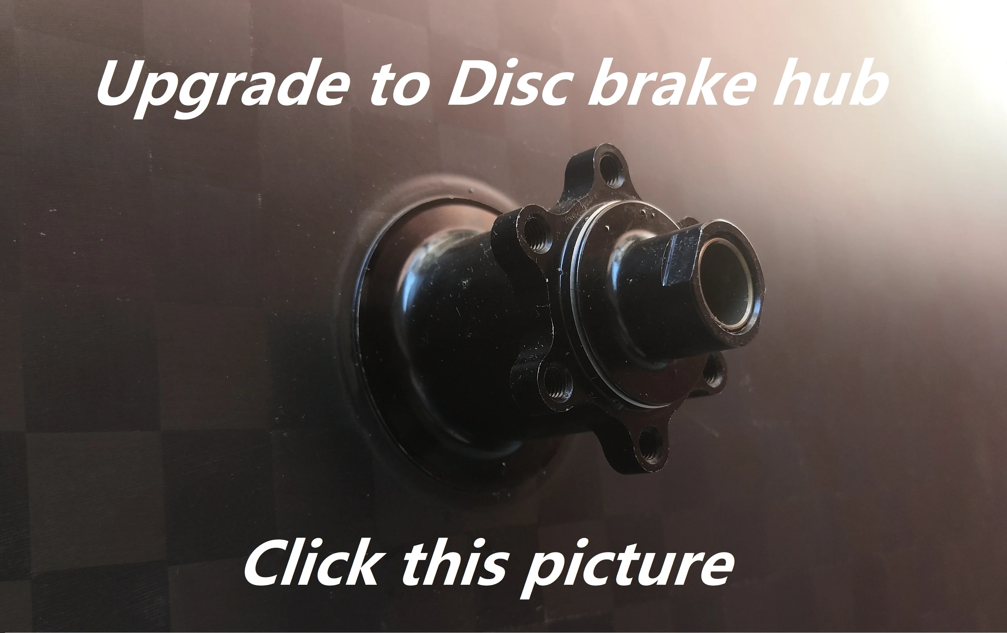 Специальное звено только для обновления дискового колеса в ступицу тормоза|single