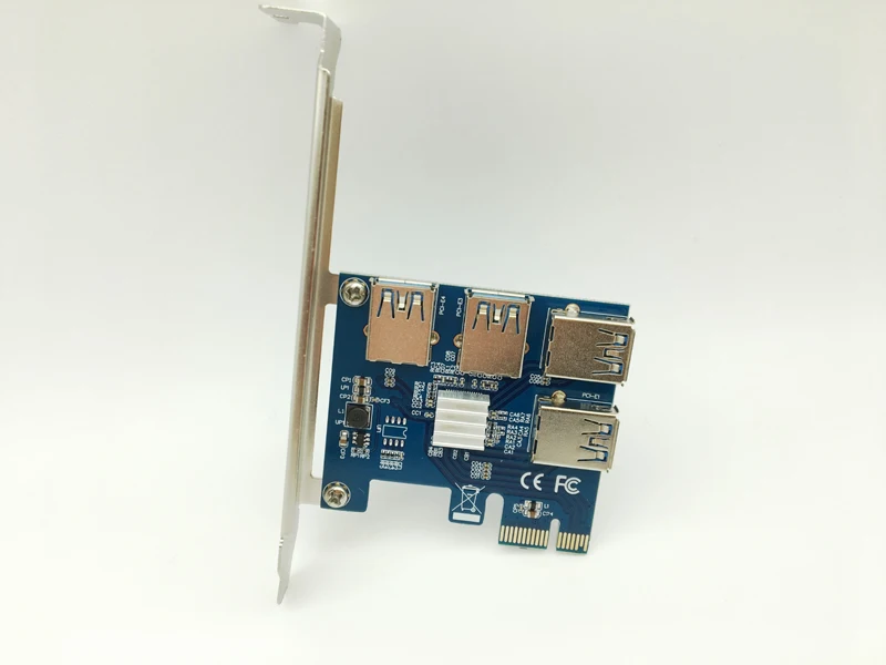Плата расширения Riser PCI-E PCI Express 1-4 порта USB 3 0 | Компьютеры и офис