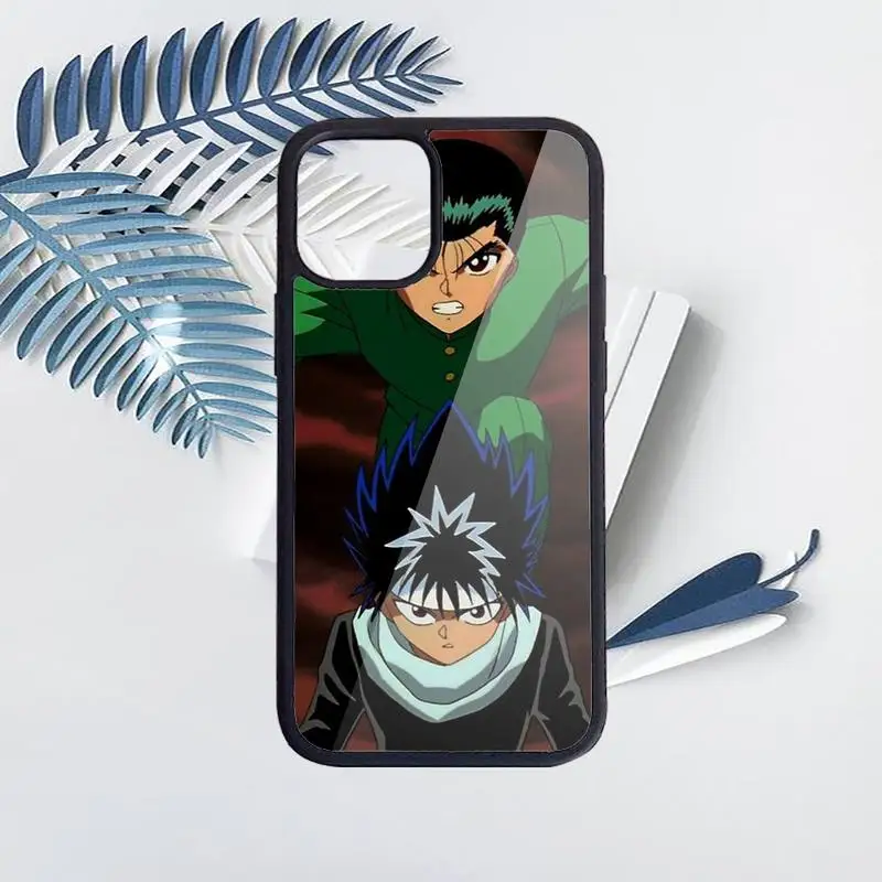 

Yu Yu Yuyu Hakusho anime Phone Case for iPhone 11 12 pro XS MAX 8 7 6 6S Plus X 5S SE 2020 XR Hard PC