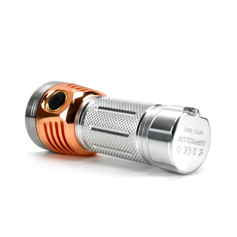 Фонарик Astrolux MF01 из меди и алюминия 7 * SST20 5500lm EDC + 26650 5000 мАч 3C питание от