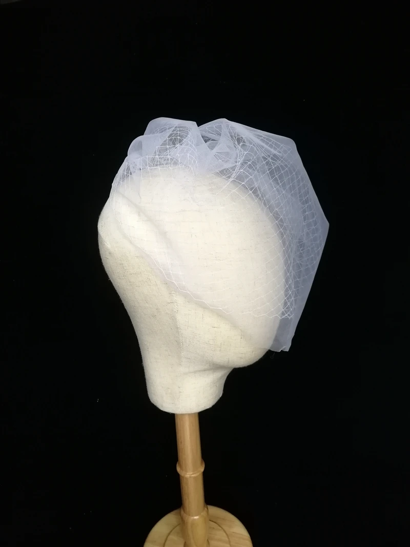 

Birdcage veil Bridal Wedding Veil Vintage Veil Soft Net Two Layers Short Blusher Veil,Short Veil