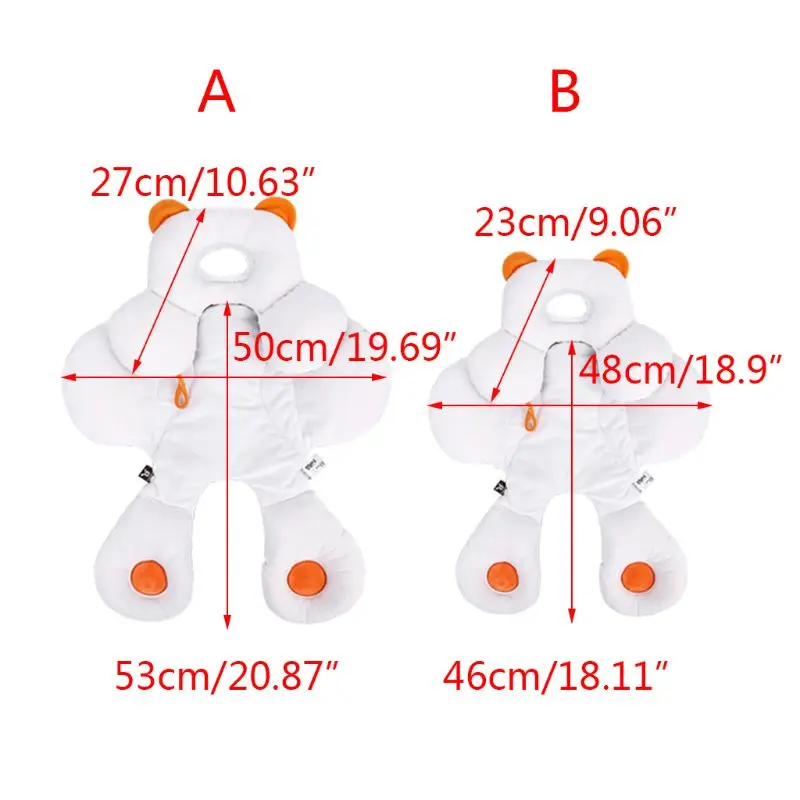 Детская подушка для поддержки головы отсоединяемая и Отрегулированная сиденья