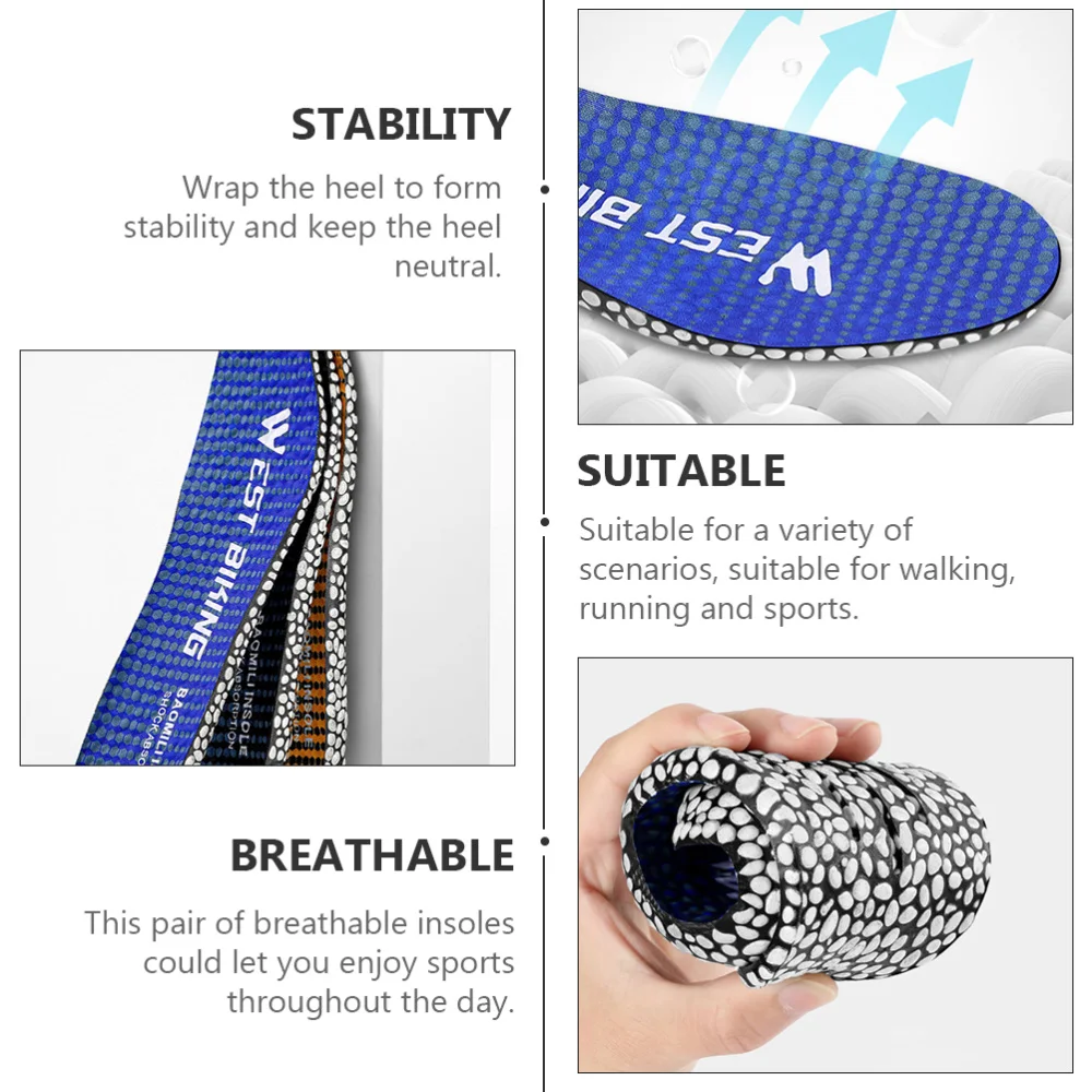 

1 pair of Riding Shoes Insoles Sports Shoe Insole Shoes Cushion Shoes Pads