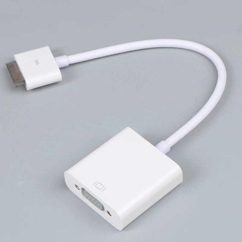 30Pin док станция для VGA видео конвертер Кабель адаптер iPad Mini 1 2 3 30 контактный разъем