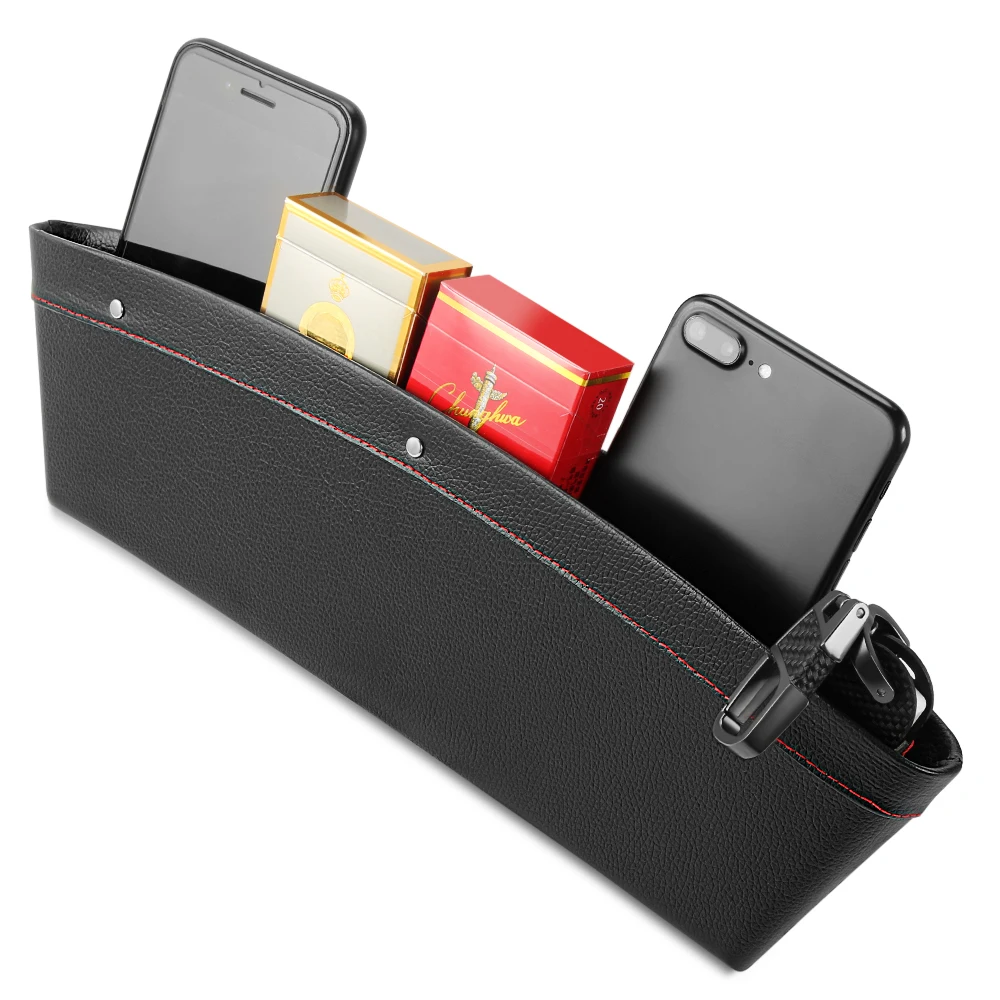 Ящик для хранения автомобильный Органайзер зазор на сиденье полиуретановый