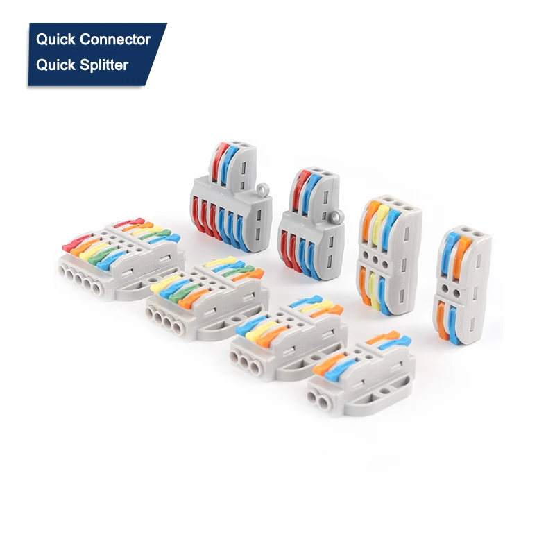 5 шт. Быстрый провод кабель Разъемы Универсальный Компактный проводник Весна