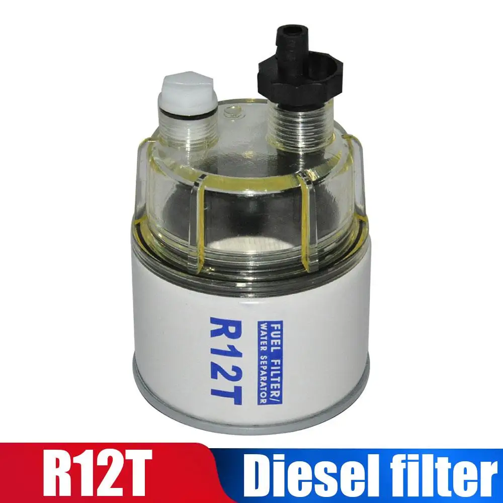 

Vehemo R12T Water Separator Fuel Filter Engine Part Filtrate for Separate Diesel Filter High Quality Speedboat Boat Accessories