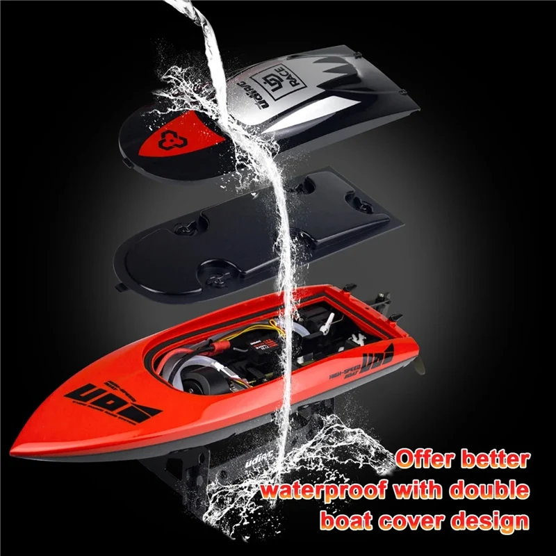 UDIRC UDI010 RTR 2 4G 35 км/ч бесщеточный Радиоуправляемый гоночный катер с водяным