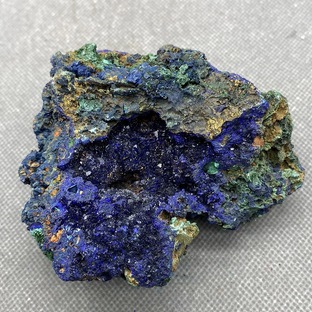 

Natural azurite mineral cristal espécime da província de anhui, china