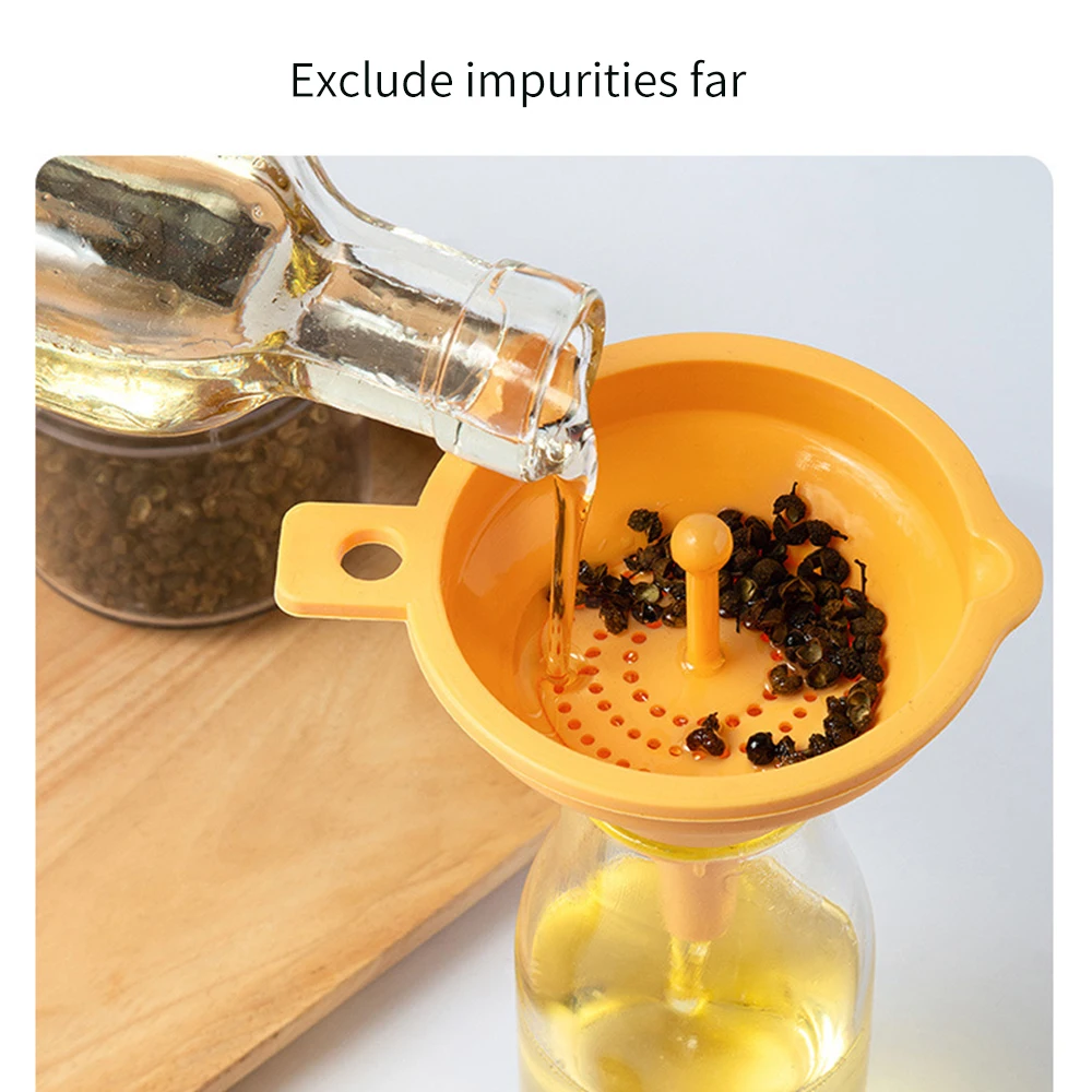 Модная силиконовая складная Мини-воронка для масла и вина кухонные гаджеты