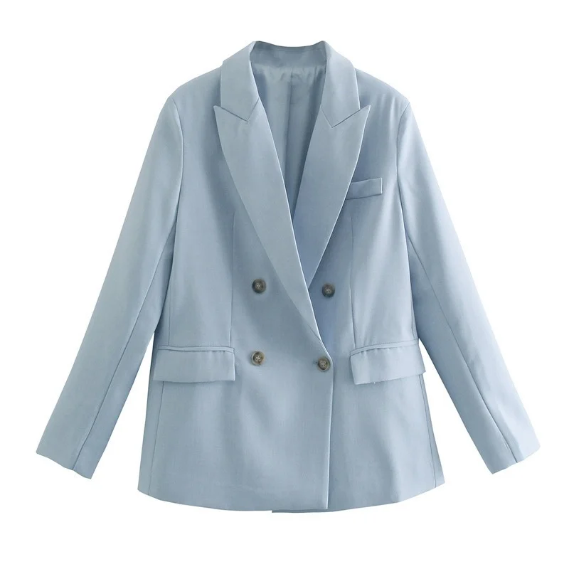 

spring and summer new women's top version simple leisure long sleeve suit women's coat