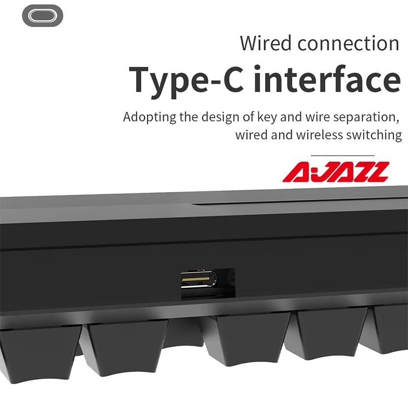 Клавиатура Ajazz K870T Механическая Беспроводная игровая с RGB-подсветкой | Компьютеры