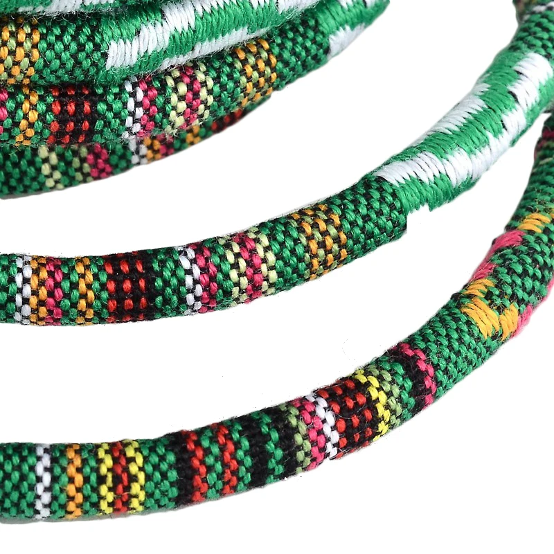 Этнический шнур из полиэстера 9 цветов 10 ярдов/рулон нить для изготовления