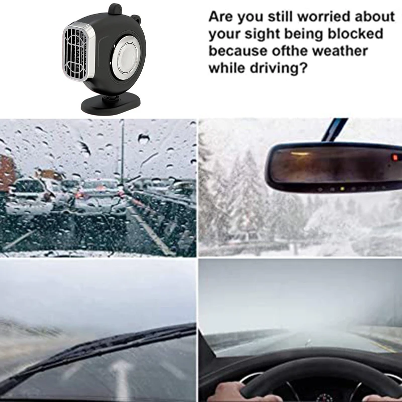 2 в 1 обогреватель автомобильный Низкошумный дезапотевающий вентилятор для