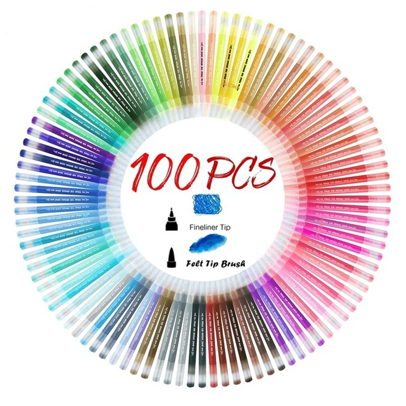 Подводник для рисования акварелью двойной наконечник ручка маркер