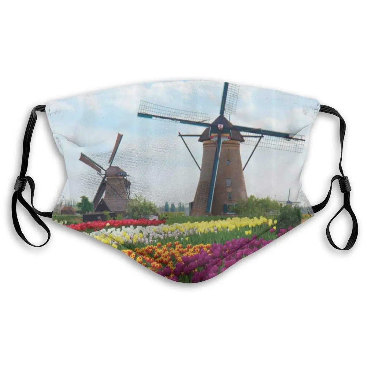 

Mouth Mask,Sanitary Mask,Protection From Dust, Ash,Pollen Face Masks Bedding Plants Of Netherlands Farm Country Heritage