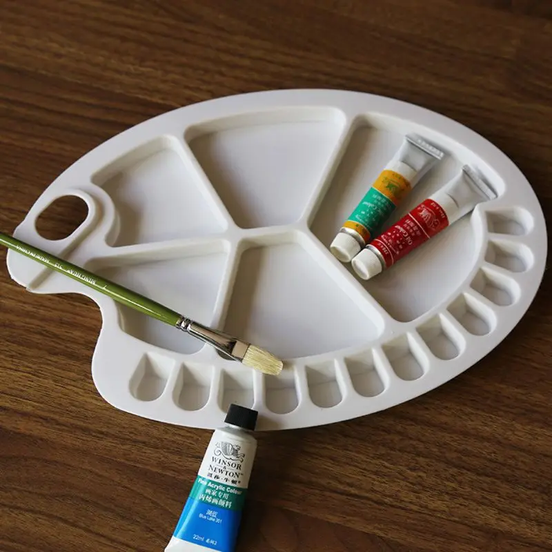 1 упаковка профессиональная цветовая палитра пластиковая Палетка для смешивания