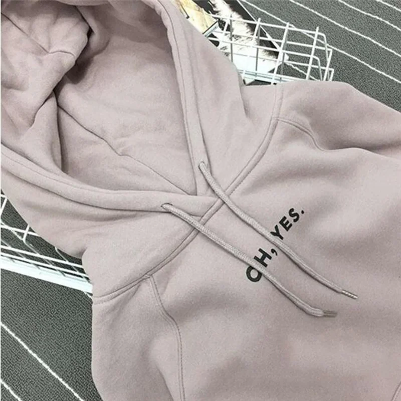 Женская толстовка с капюшоном зимняя свободная бархатная однотонная | одежда