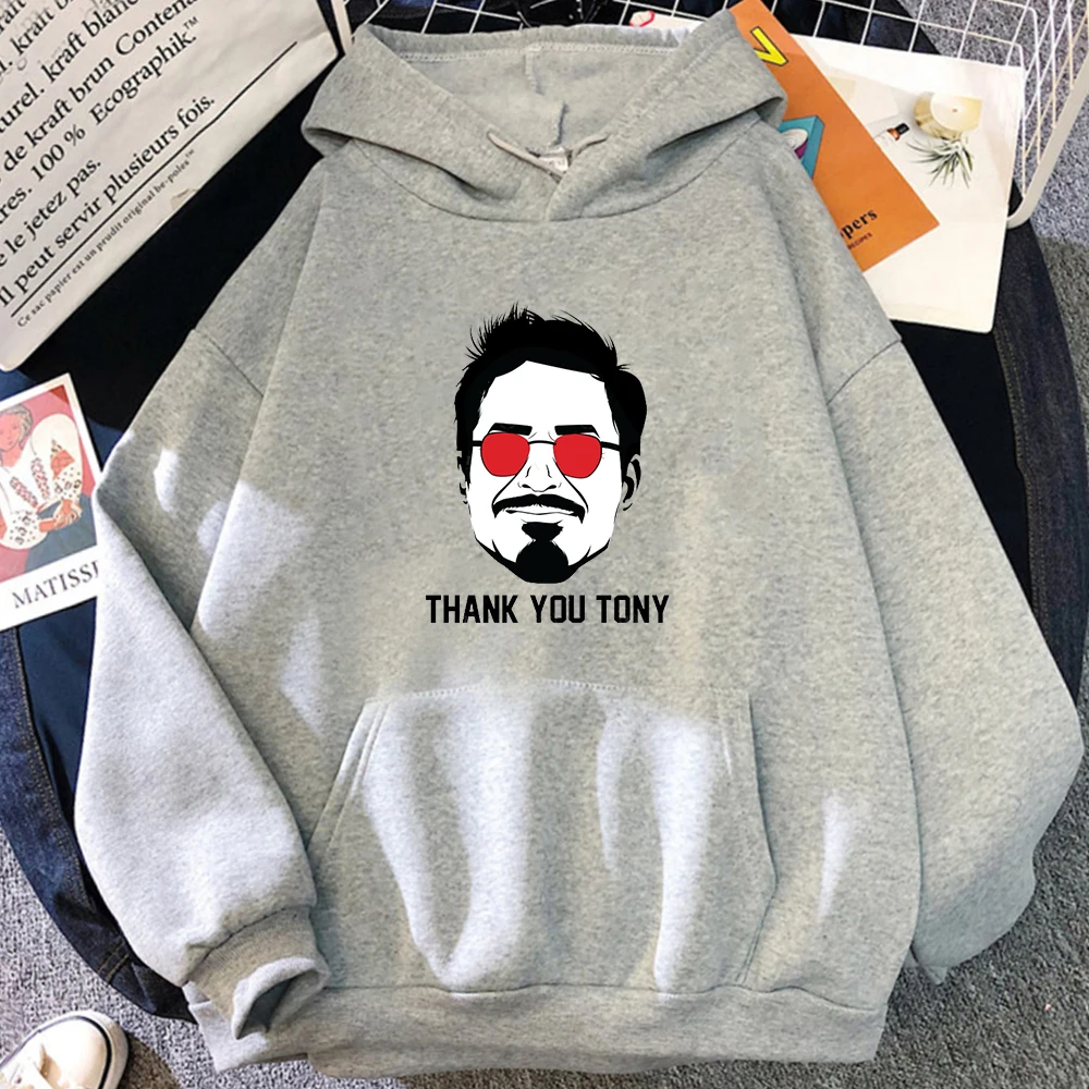 

Iron Man Cartoon Tony Hoodies Mens Superhero Marvel Disney Hooded Autumn Casual Fleece Sweatshirts Streetwear Warm Male Hoodie
