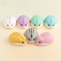 2 4g wireless optical mouse cute hamster cartoon computer mice ergonomic mini 3d office mouse for kid girl gift pc tablet