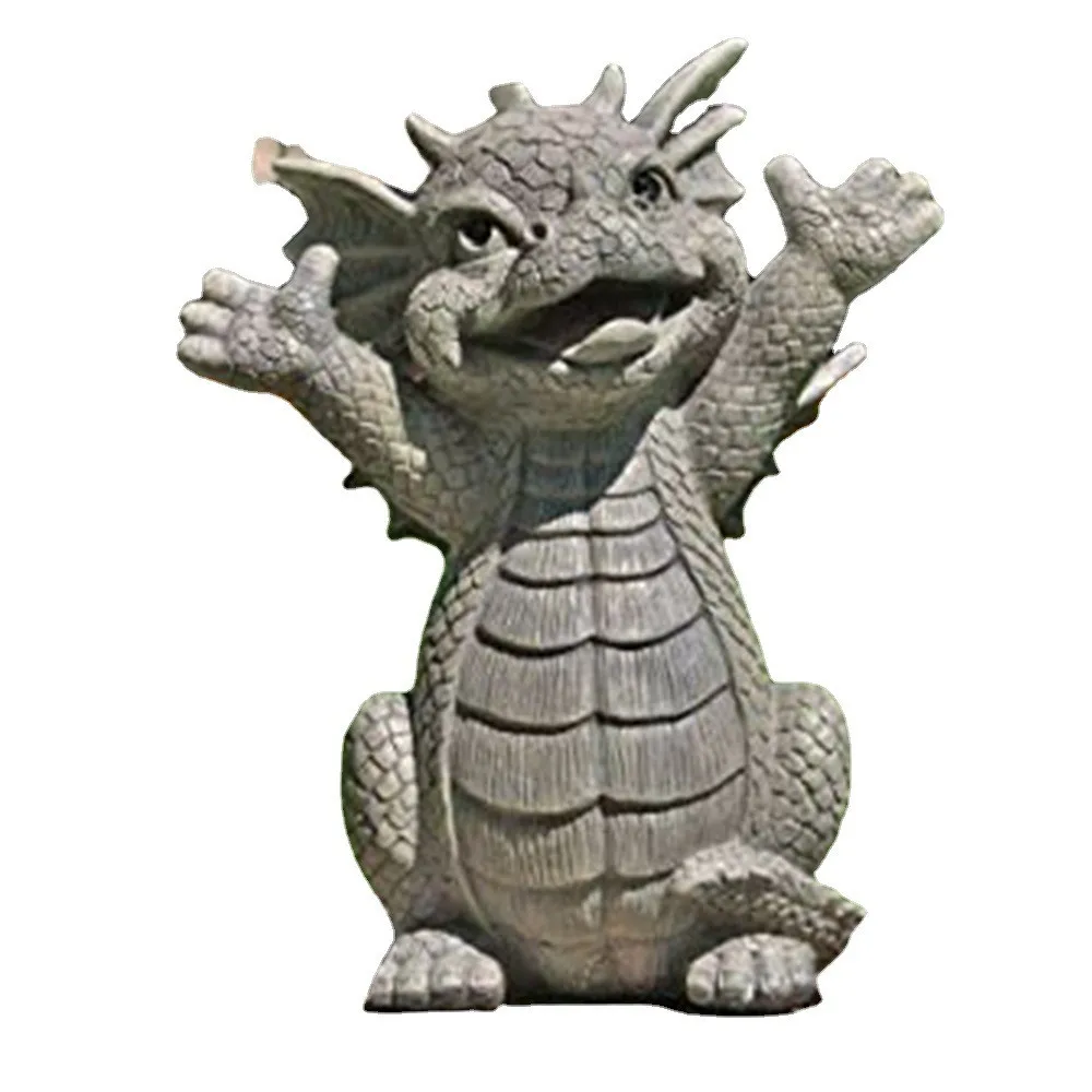 

Resin Dragon Statue Zen Yoga Dragon Home Garden Statue Decoration Dragon Buddha Art Sculptures For Outdoor Backyard Porch Statue