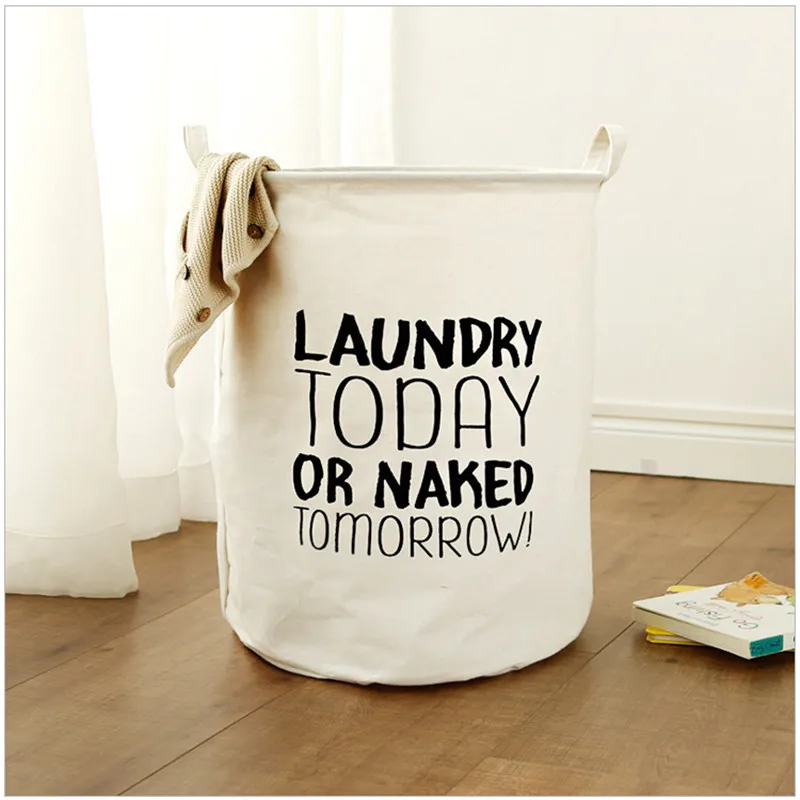 Очень большая корзина для хранения белья большой складной тканевый