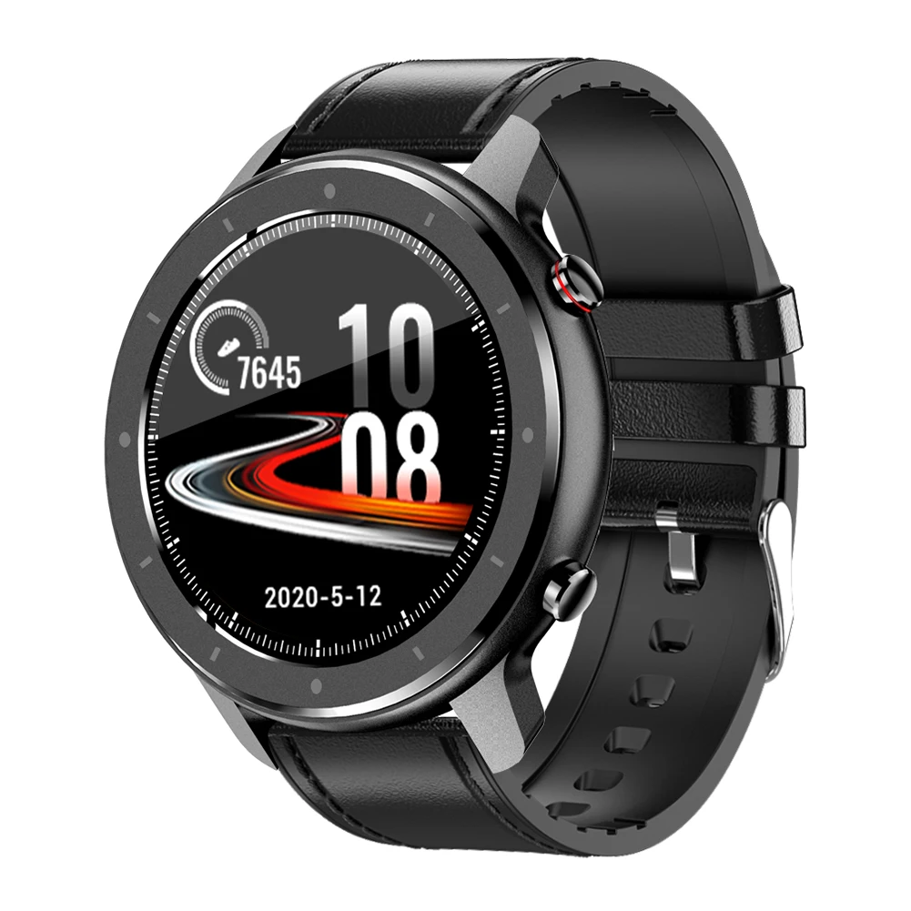 

Bluetooth Sports Watch Reminder T30 1.28 inch Fitness Tracker Lightweight Waterproof Watches Smart for Android iOS