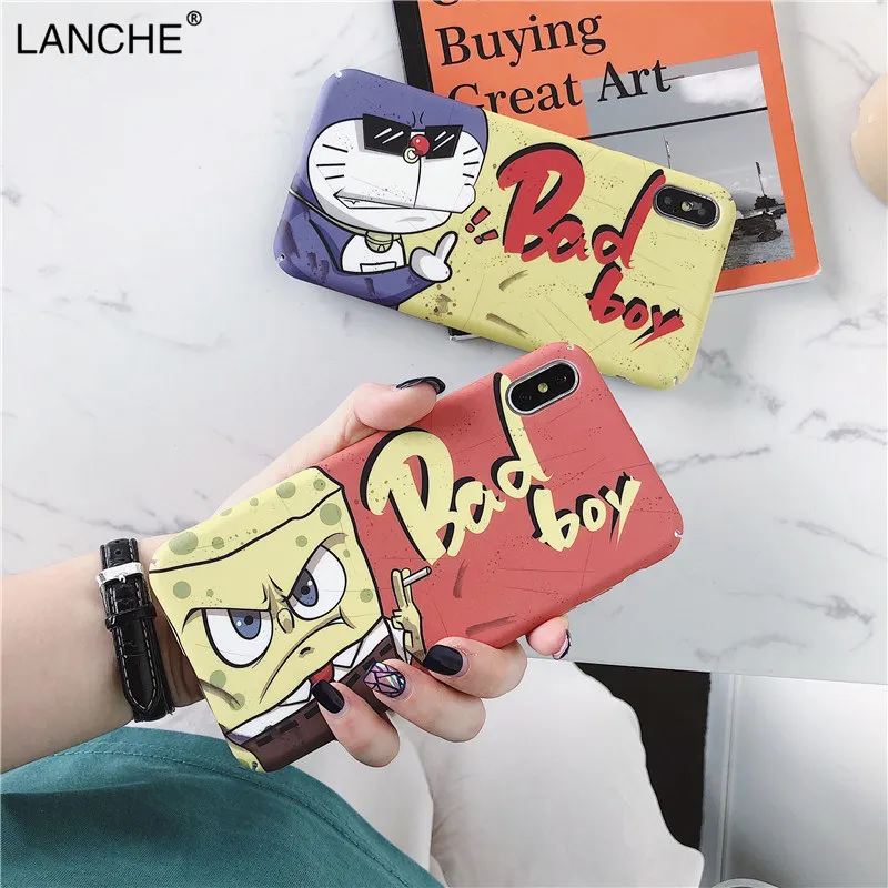 LANCHE жесткий пластиковый милый чехол для панели телефона с рисунком Xiaomi Redmi Note 7