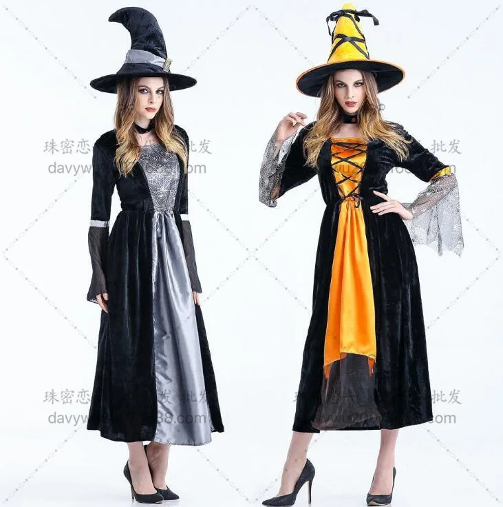 Анимация новая игра униформа костюм для Хэллоуина ведьмы танцевальная Косплэй