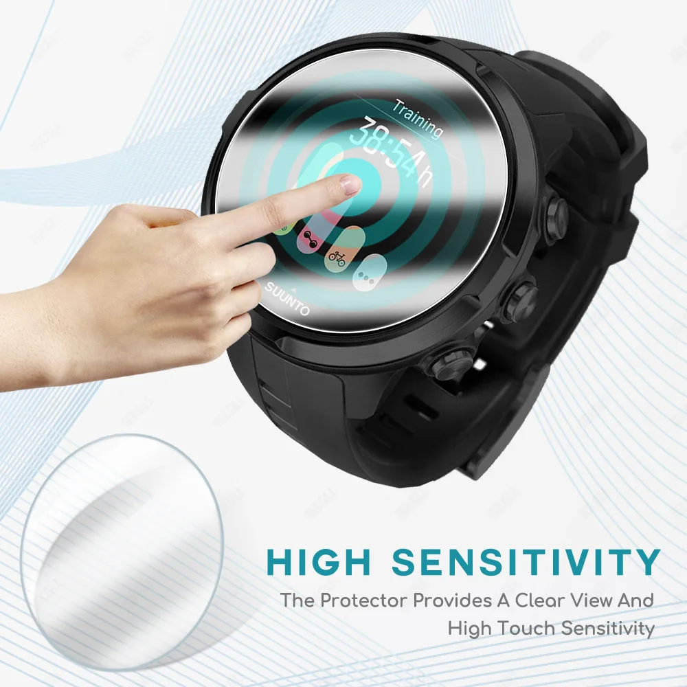 Защитная пленка из закаленного стекла для Suunto 3 9 Pro Spartan Trainer Alpha HR Защита экрана