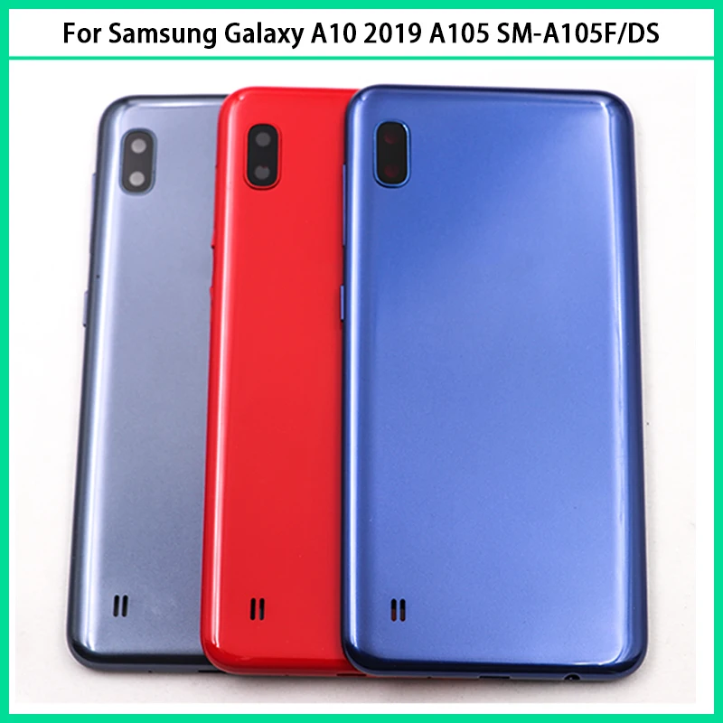 Для Samsung Galaxy A10 A105 A105F SM-A105F/DS батарея задняя крышка пластиковая панель дверь корпус