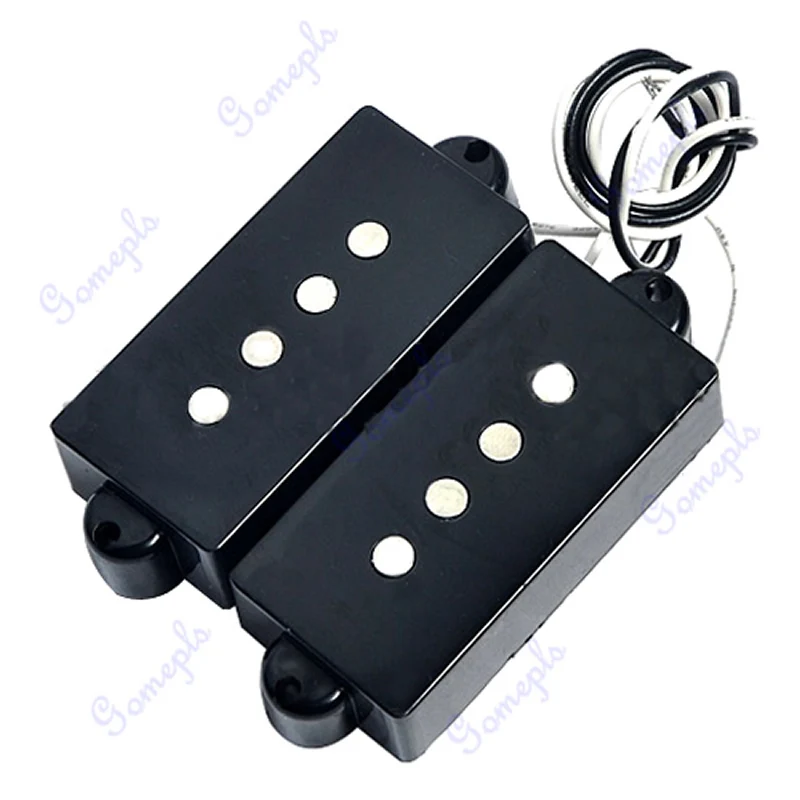 Black 4 String Noiseless Pickup Set For Precision P Bass Bridge new | Спорт и развлечения