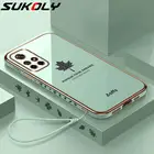 Чехол с Кленовым листом для телефона Xiaomi Redmi Note 11 Pro 8 9T Poco F3 M4 Pro Mi 11 Lite 5G NE, Мягкий защитный чехол из ТПУ для камеры